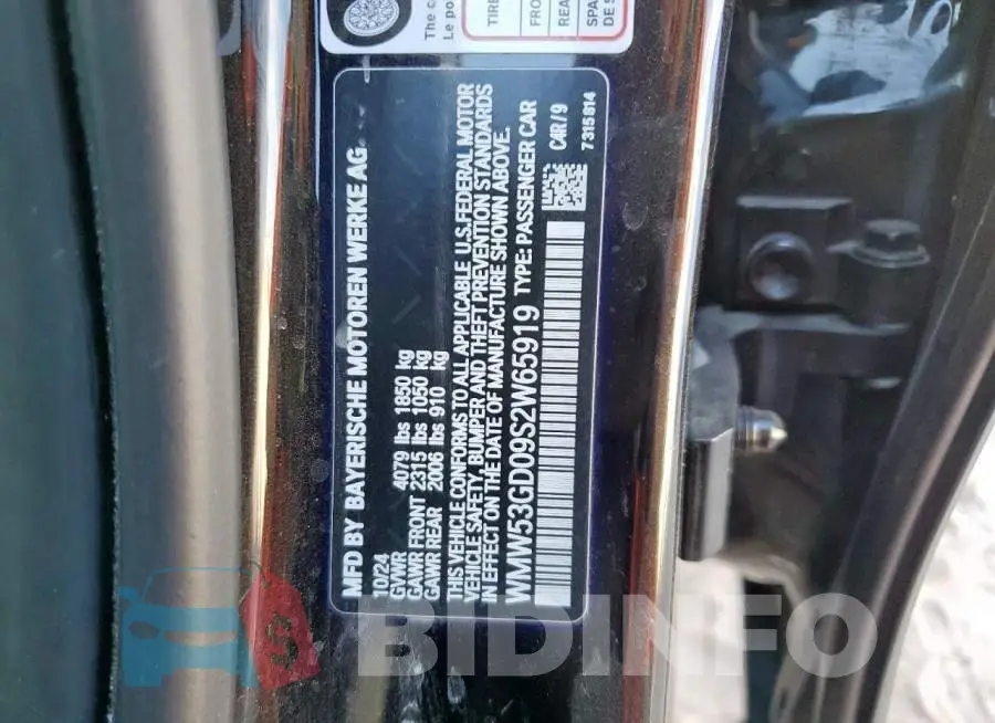 WMW53GD09S2W65919 Photo# 14