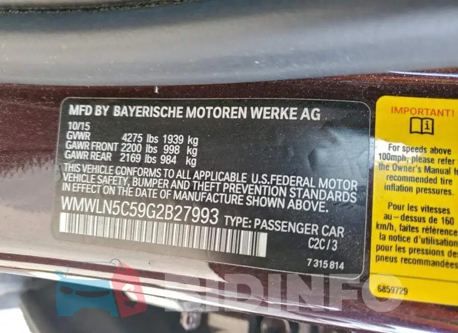 WMWLN5C59G2B27993 Photo# 12
