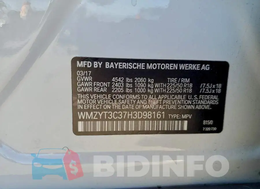 WMZYT3C37H3D98161 Photo# 13