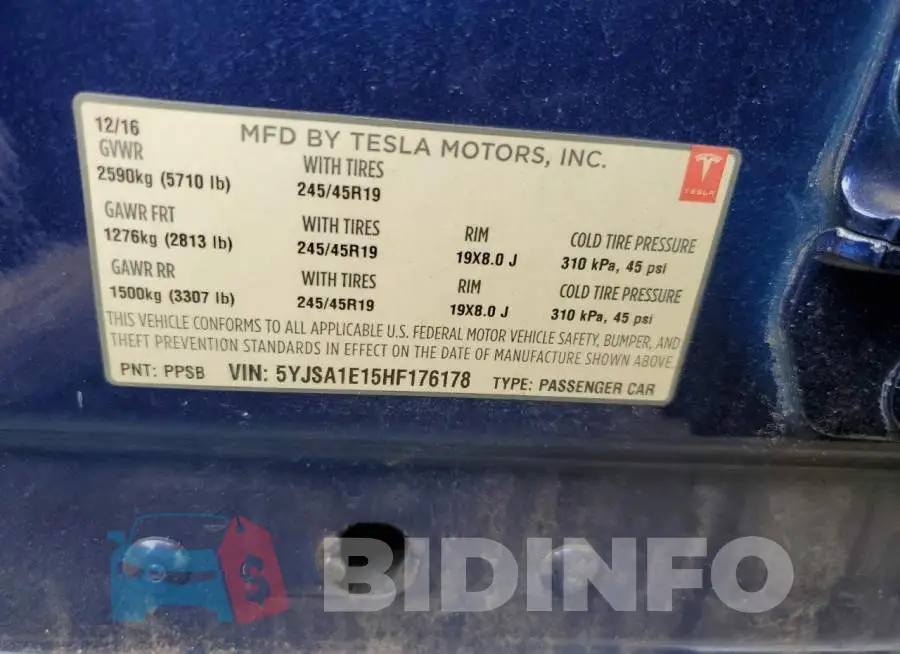 5YJSA1E15HF176178 Photo# 12