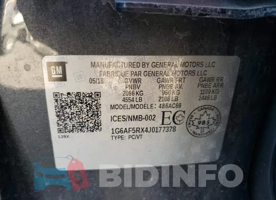 1G6AF5RX4J0177378 Photo# 13
