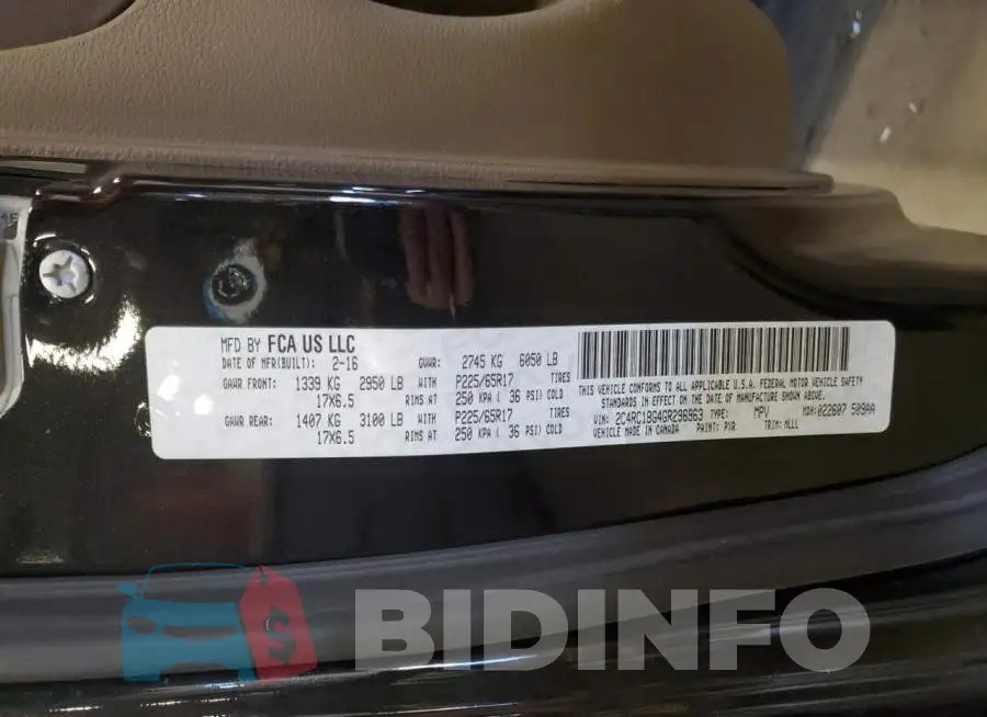2C4RC1BG4GR296963 Photo# 13