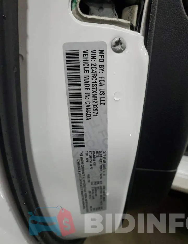 2C4RC1S7XNR202971 Photo# 14
