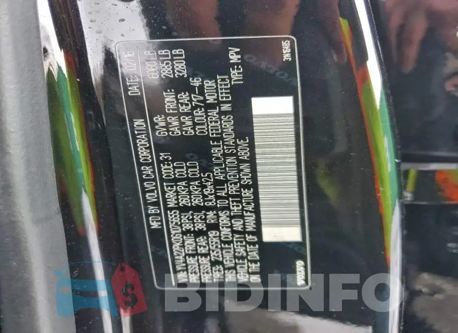 YV4A22PK0G1075655 Photo# 13