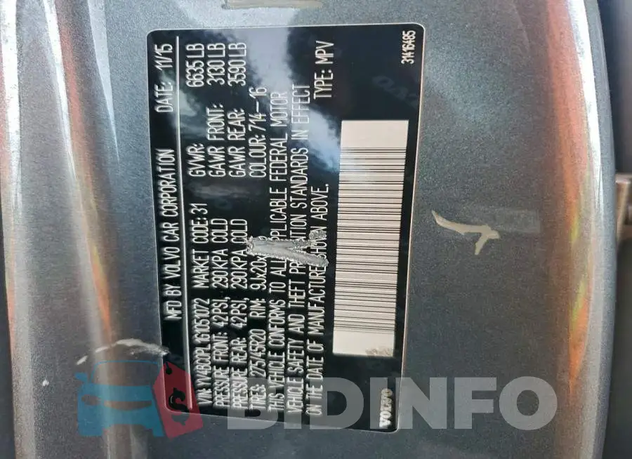 YV4BC0PL1G1051072 Photo# 13