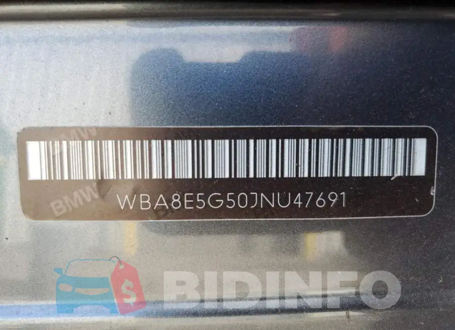 WBA8E5G50JNU47691 Photo# 13