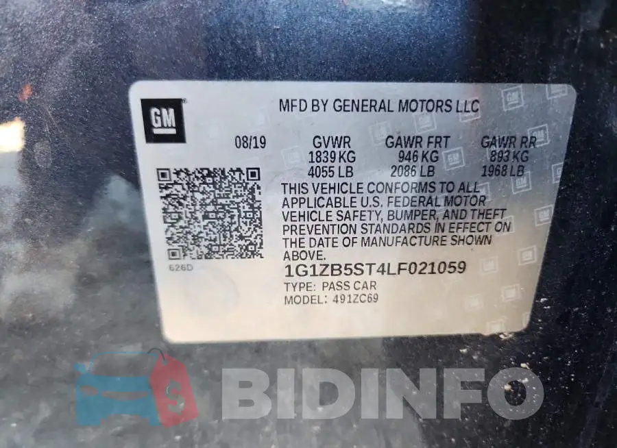 1G1ZB5ST4LF021059 Photo# 12