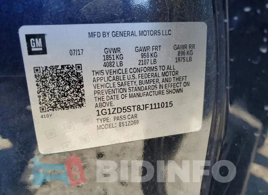 1G1ZD5ST8JF111015 Photo# 12