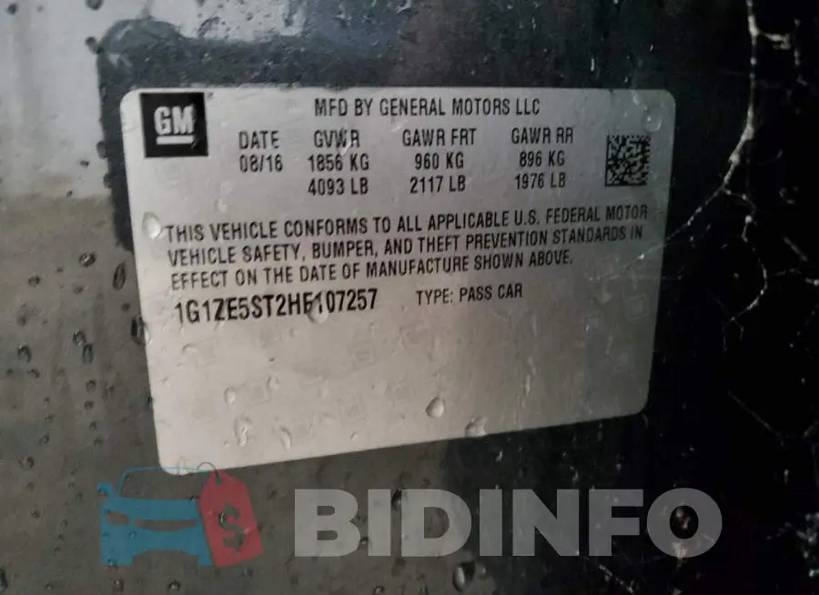 1G1ZE5ST2HF107257 Photo# 12