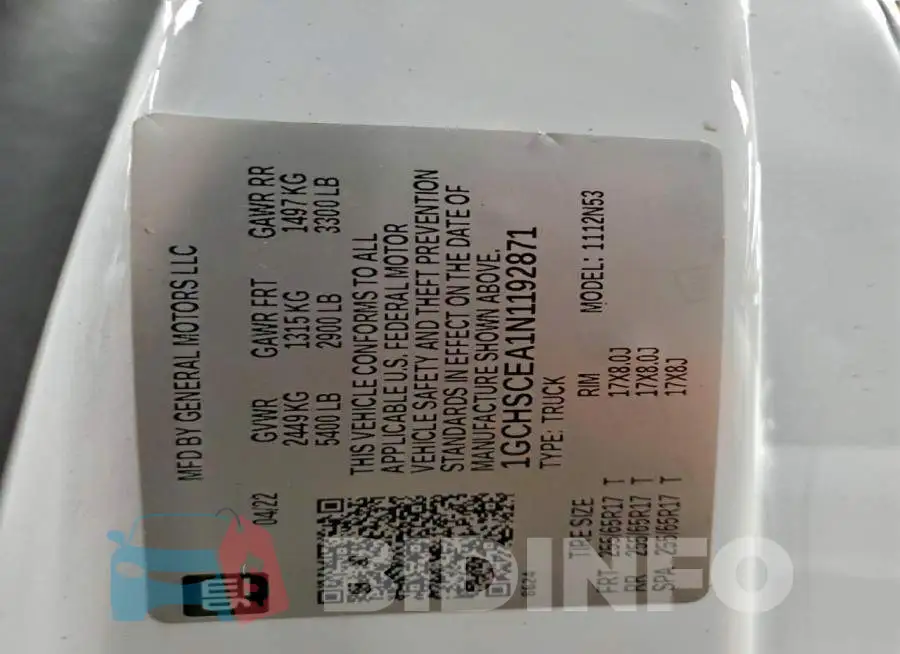 1GCHSCEA1N1192871 Photo# 12