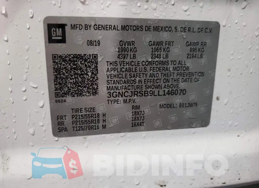 3GNCJRSB9LL146070 Photo# 13