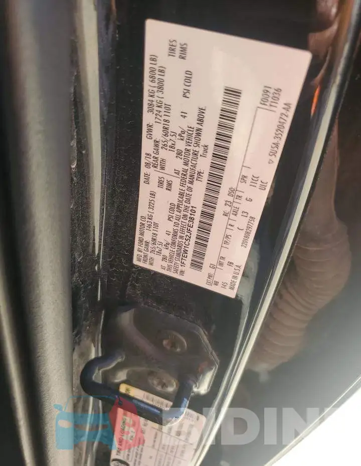 1FTEW1C52JFE38101 Photo# 12