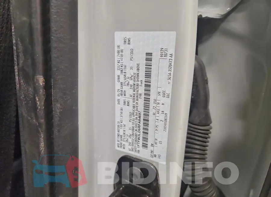 1FTFW3LD6RFA84697 Photo# 12