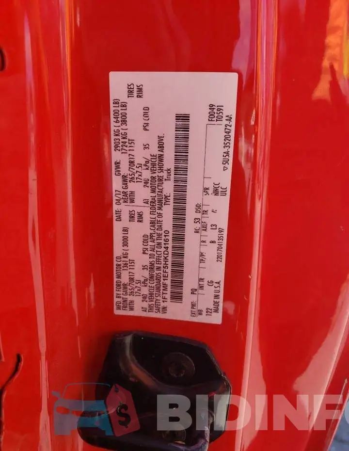 1FTMF1EF5HKD41610 Photo# 12