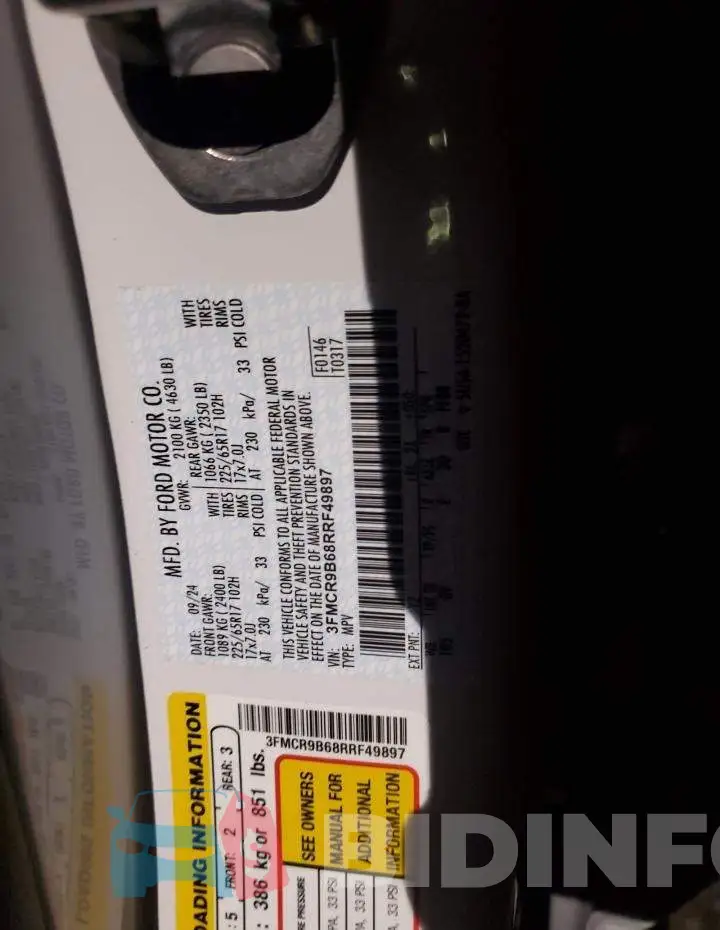 3FMCR9B68RRF49897 Photo# 13