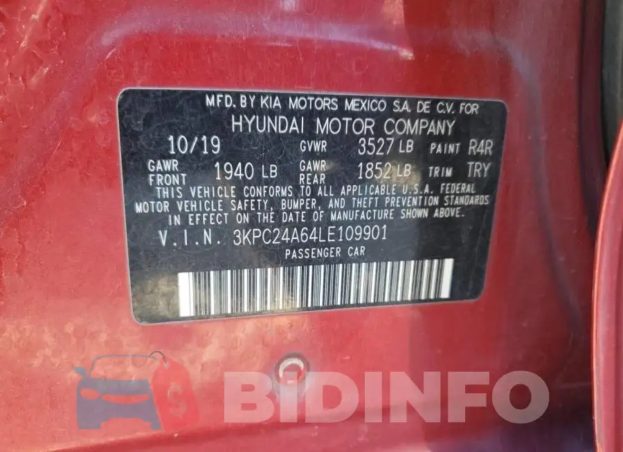 3KPC24A64LE109901 Photo# 12