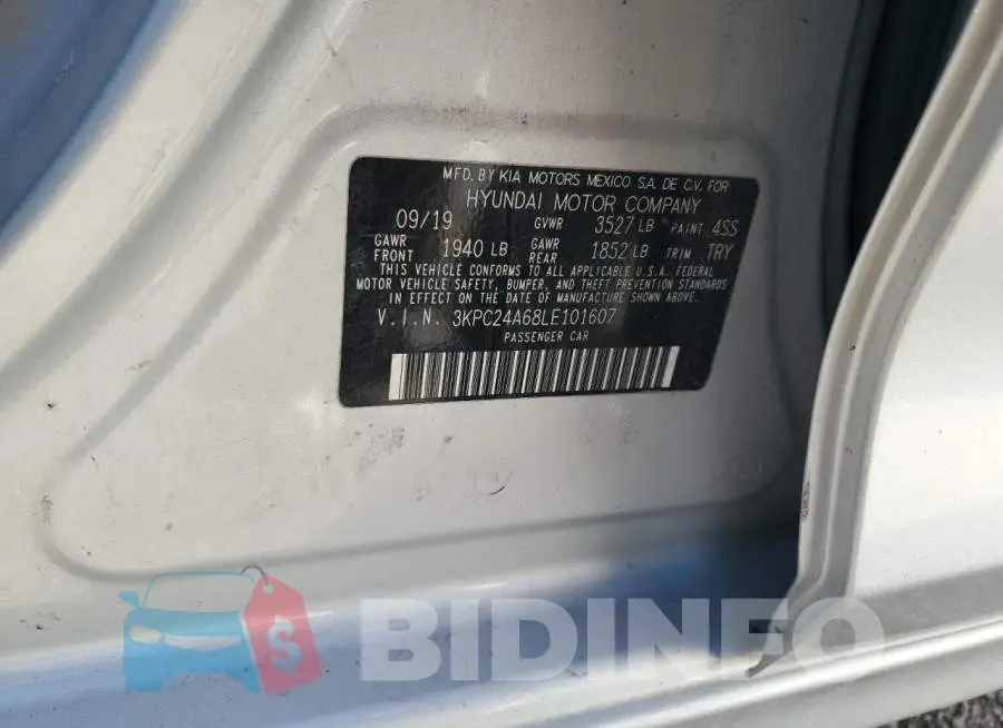 3KPC24A68LE101607 Photo# 12