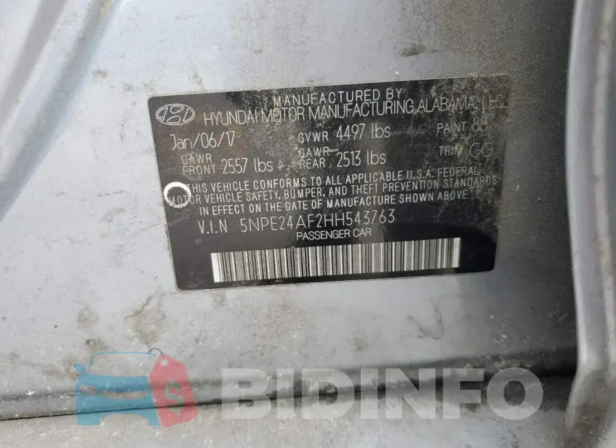 5NPE24AF2HH543763 Photo# 12