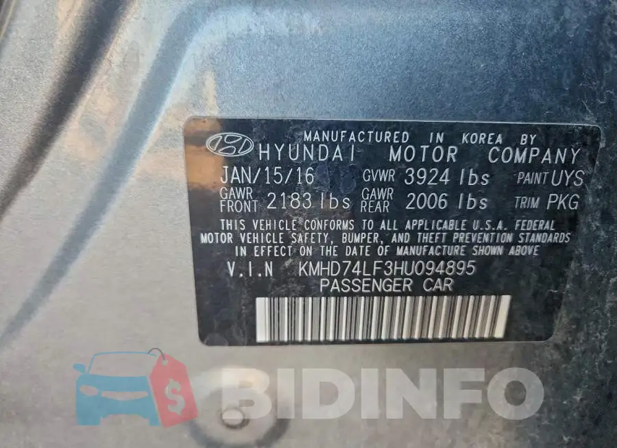 KMHD74LF3HU094895 Photo# 12