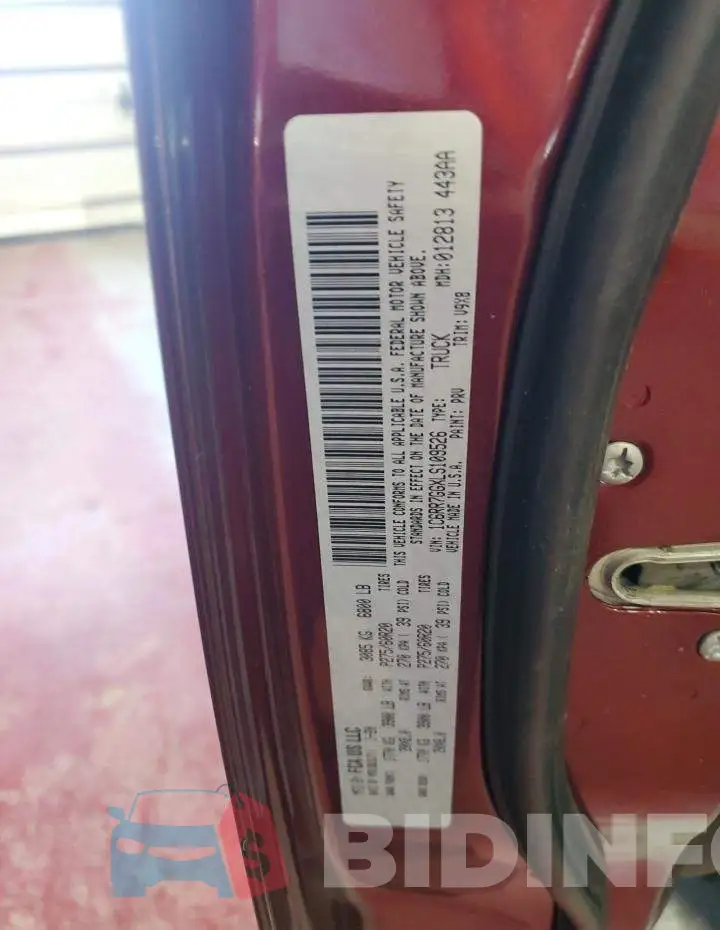 1C6RR7GGXLS109526 Photo# 12