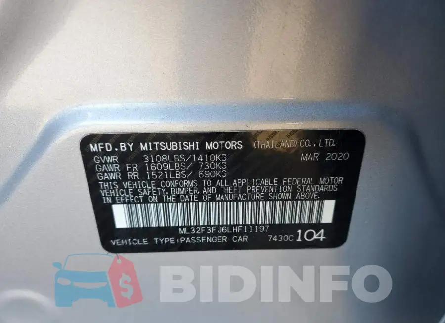 ML32F3FJ6LHF11197 Photo# 12