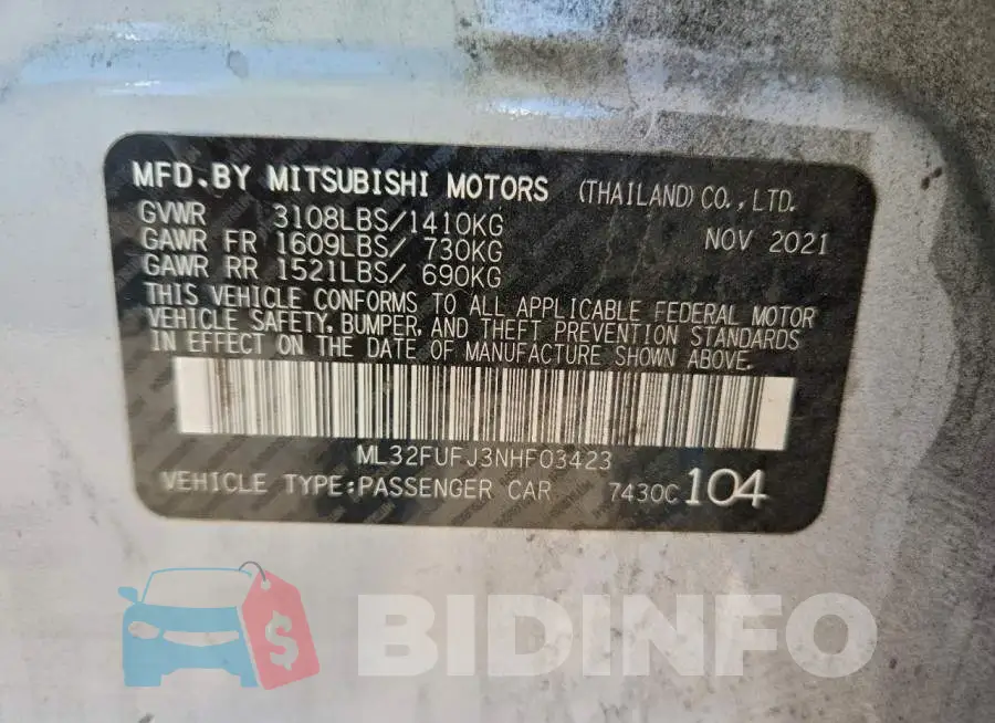 ML32FUFJ3NHF03423 Photo# 12
