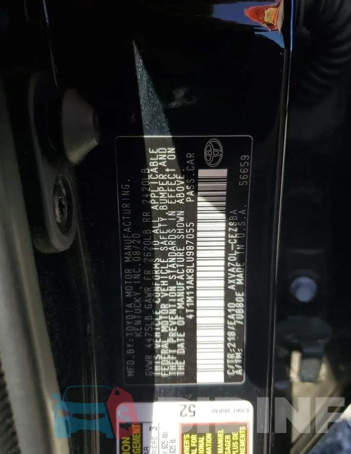 4T1M11AK8LU987055 Photo# 13