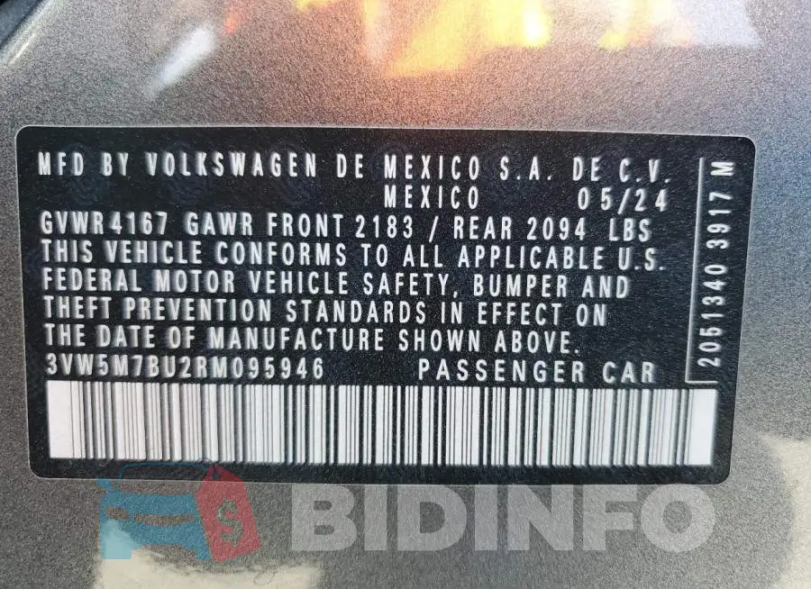 3VW5M7BU2RM095946 Photo# 12