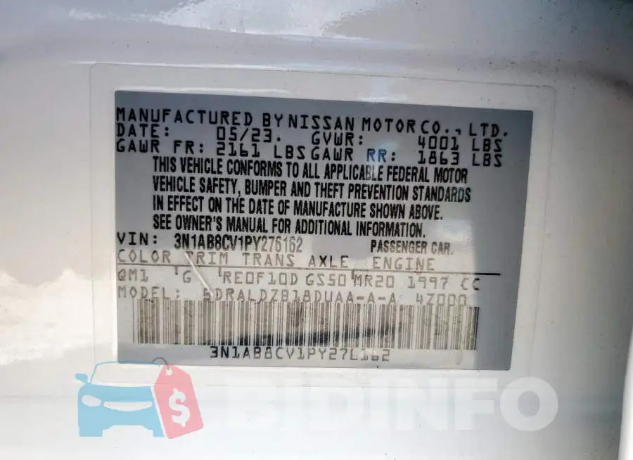 3N1AB8CV1PY276162 Photo# 12