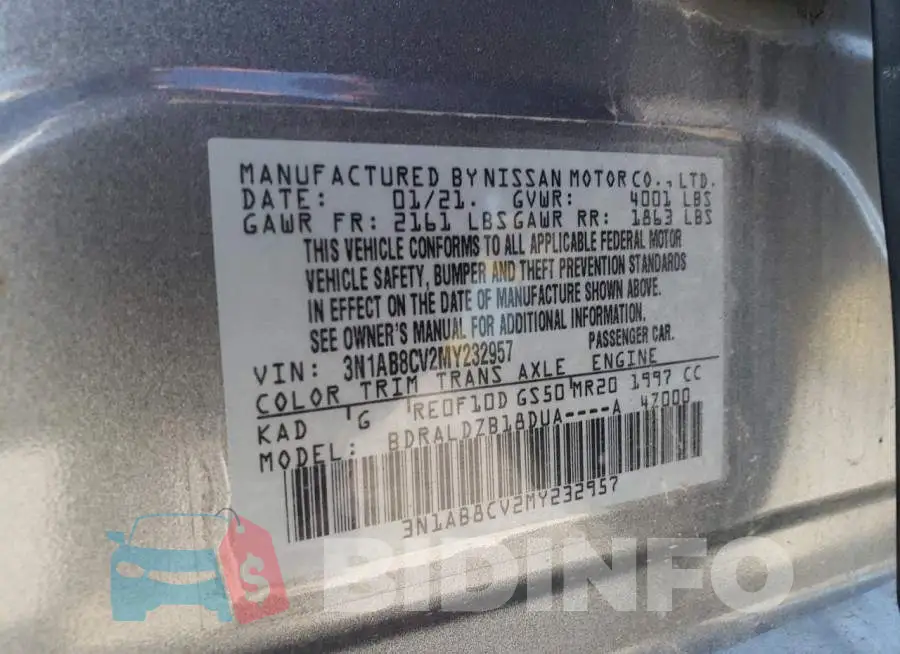 3N1AB8CV2MY232957 Photo# 12