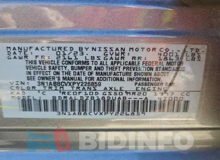 3N1AB8CVXPY226859 Photo# 12