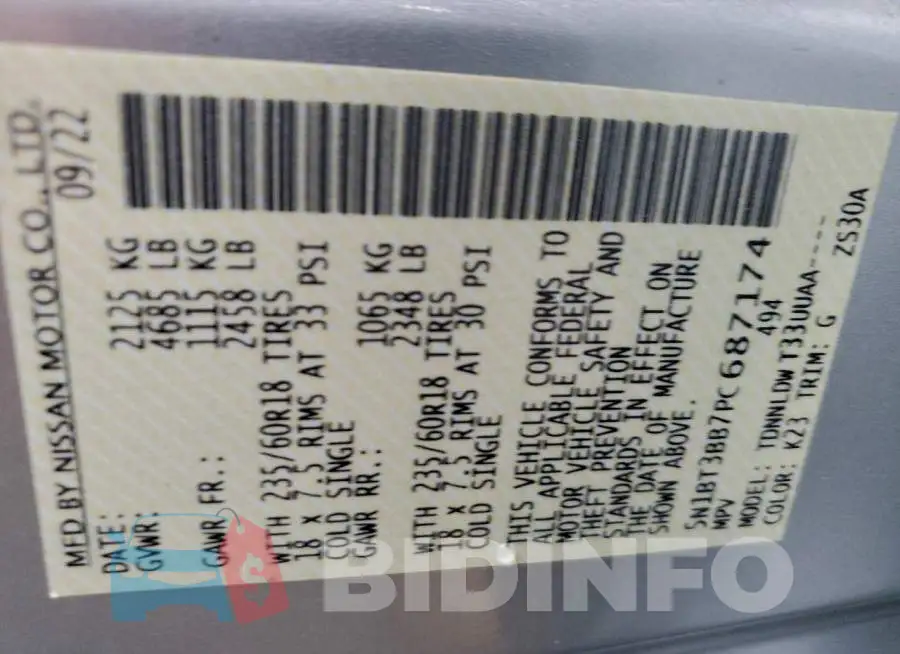 5N1BT3BB7PC687174 Photo# 13
