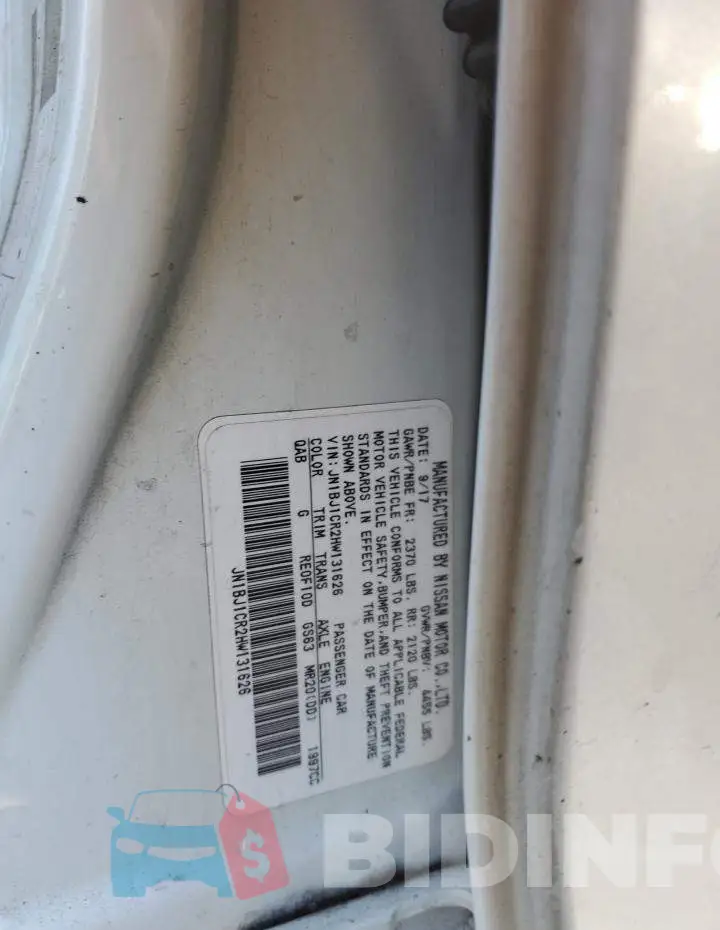 JN1BJ1CR2HW131626 Photo# 13