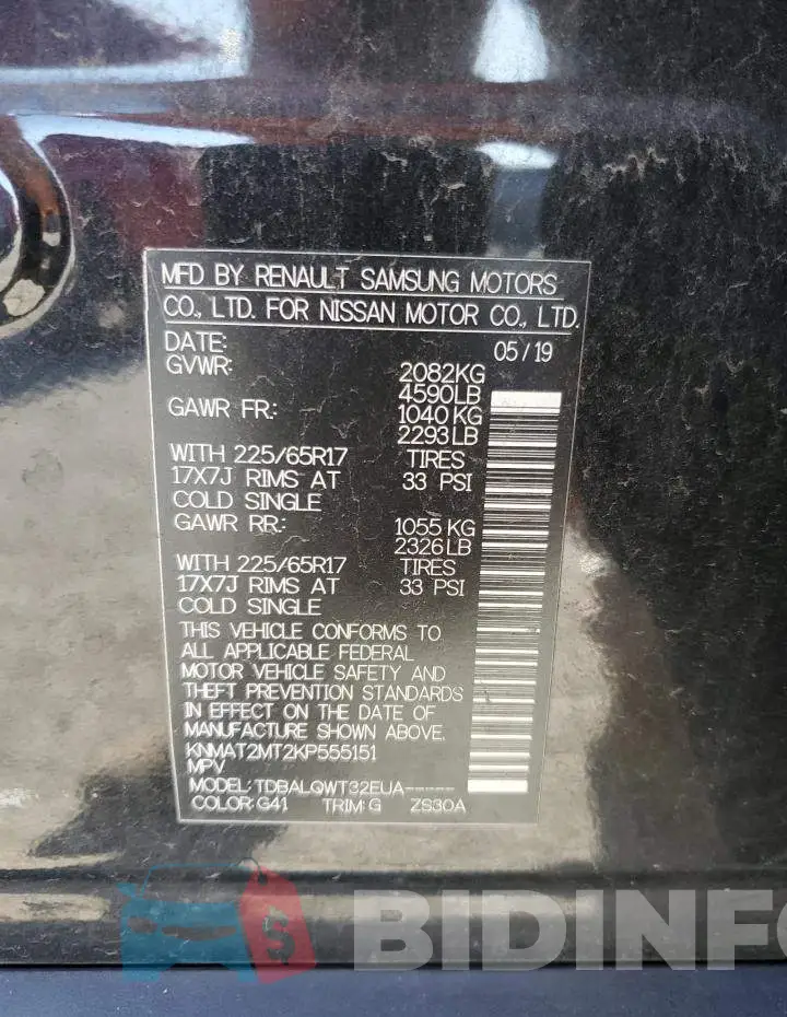KNMAT2MT2KP555151 Photo# 12