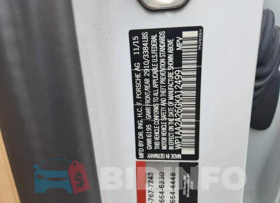 WP1AA2A26GKA12499 Photo# 14