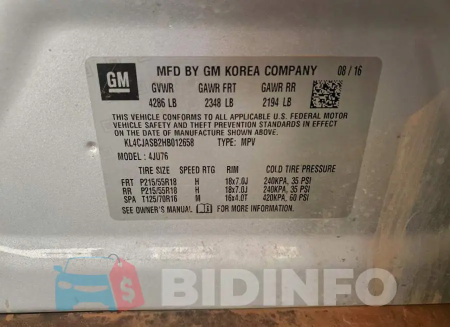 KL4CJASB2HB012658 Photo# 12