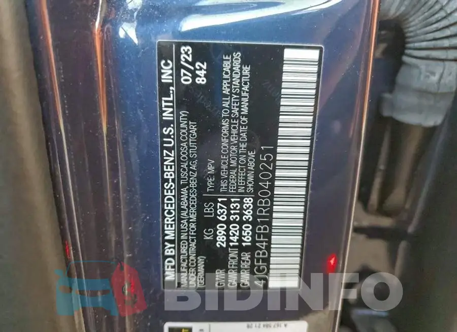 4JGFB4FB1RB040251 Photo# 14