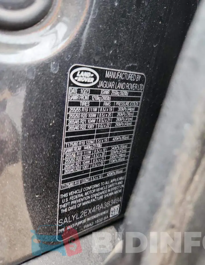 SALYL2EX4RA383484 Photo# 13