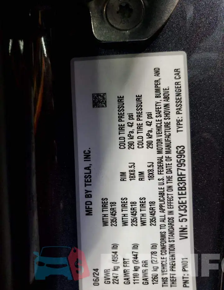 5YJ3E1EB3RF795963 Photo# 12