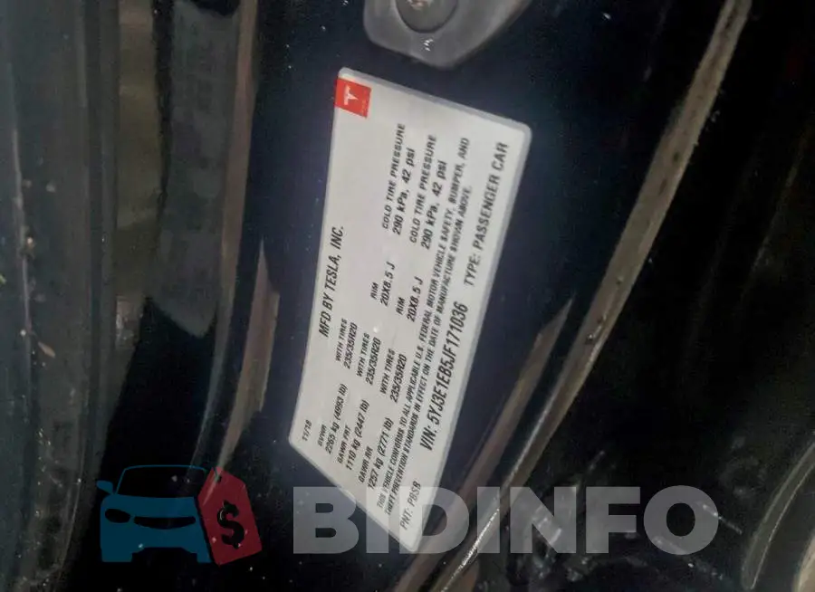 5YJ3E1EB5JF171036 Photo# 12