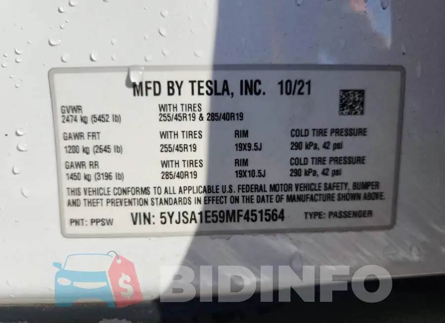 5YJSA1E59MF451564 Photo# 12
