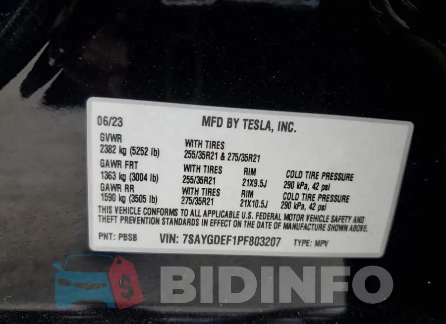 7SAYGDEF1PF803207 Photo# 14