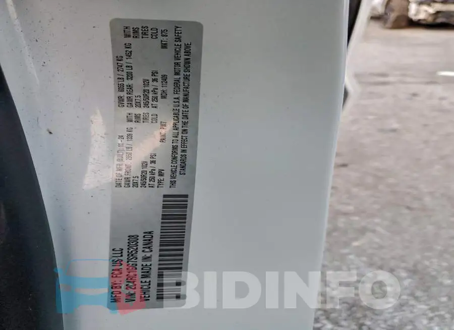 2C4RC1GG7SR520308 Photo# 14
