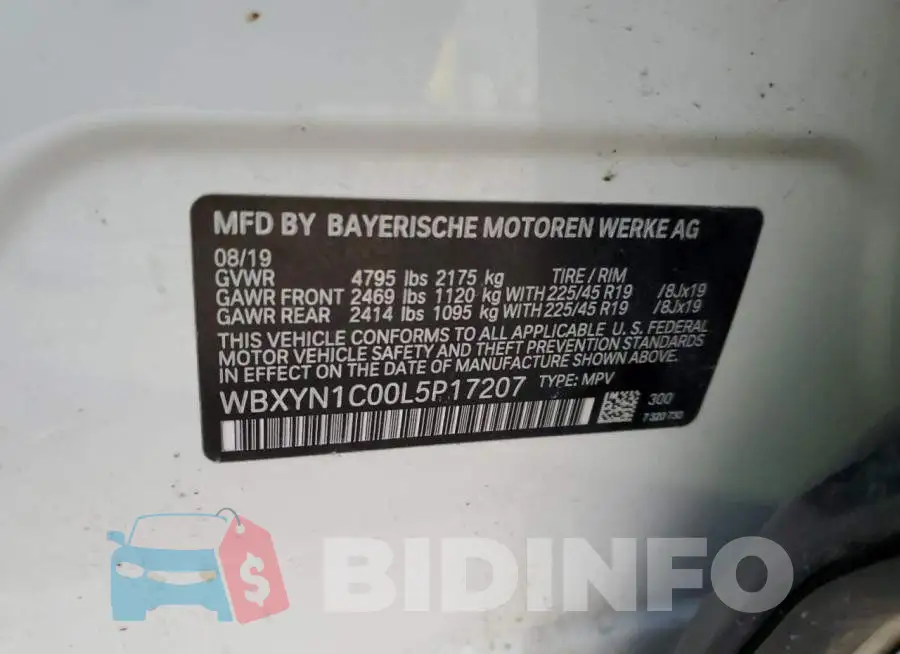 WBXYN1C00L5P17207 Photo# 13