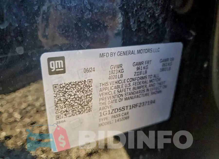 1G1ZD5ST1RF237194 Photo# 12