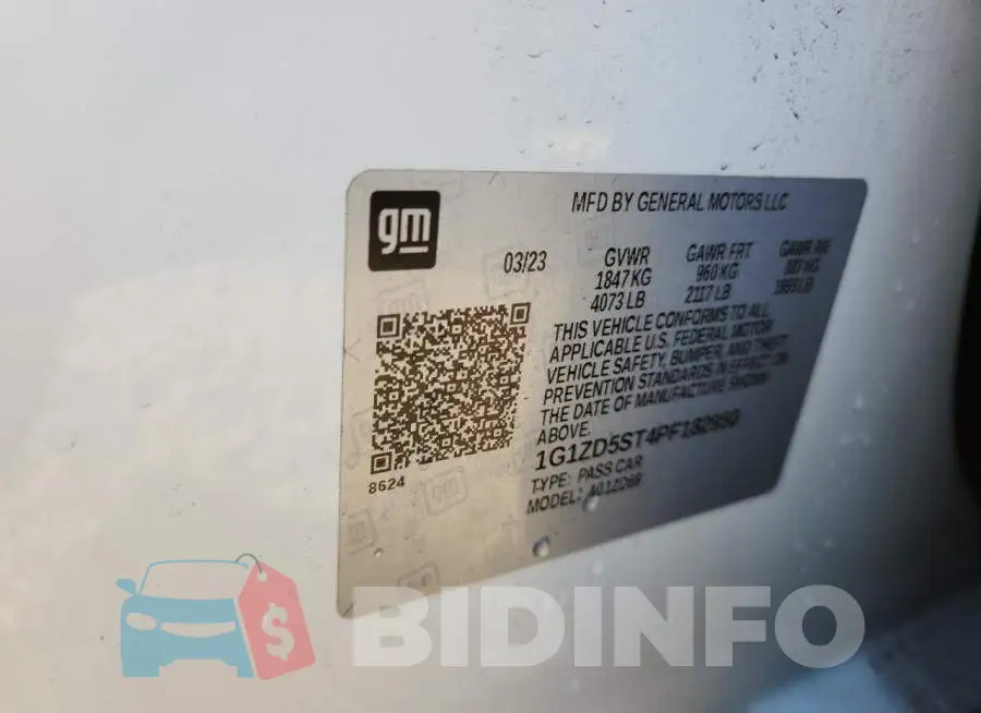 1G1ZD5ST4PF182950 Photo# 13