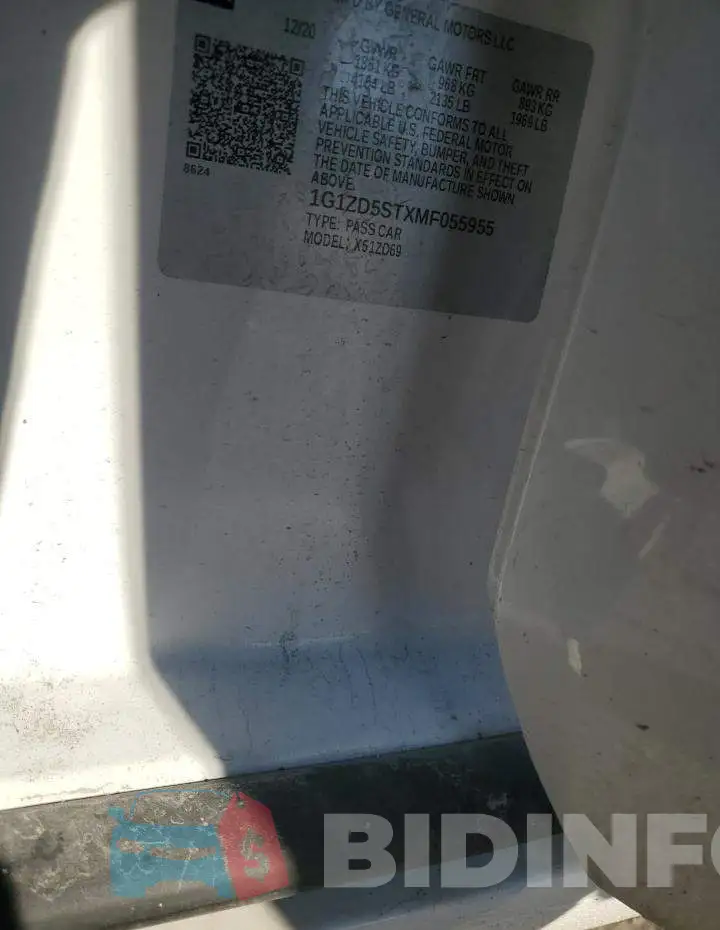 1G1ZD5STXMF055955 Photo# 12