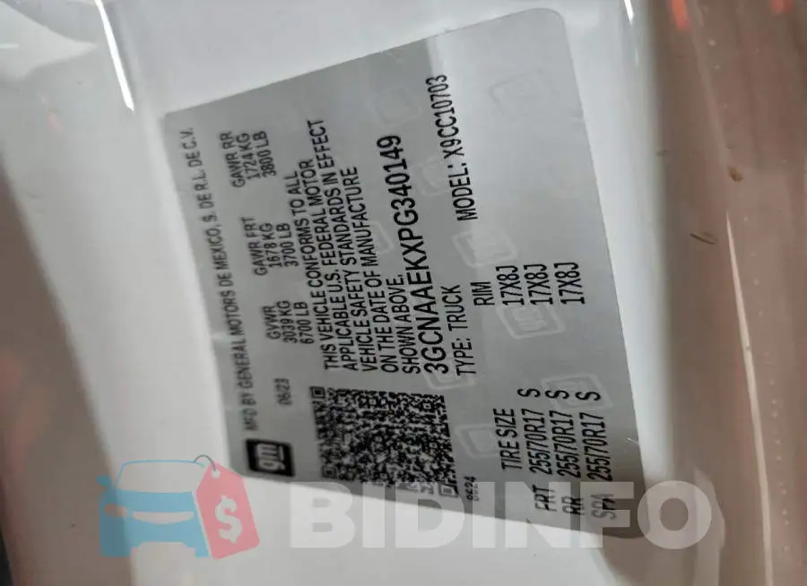 3GCNAAEKXPG340149 Photo# 12