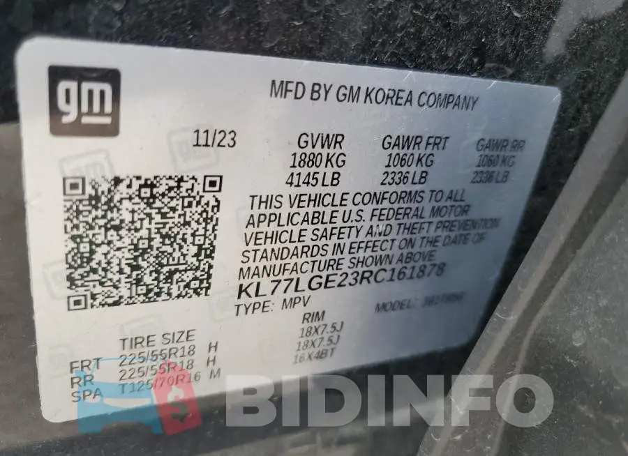 KL77LGE23RC161878 Photo# 12