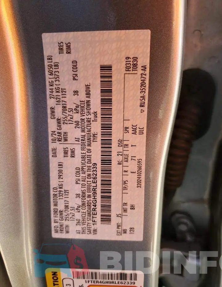 1FTER4GH9RLE62339 Photo# 12